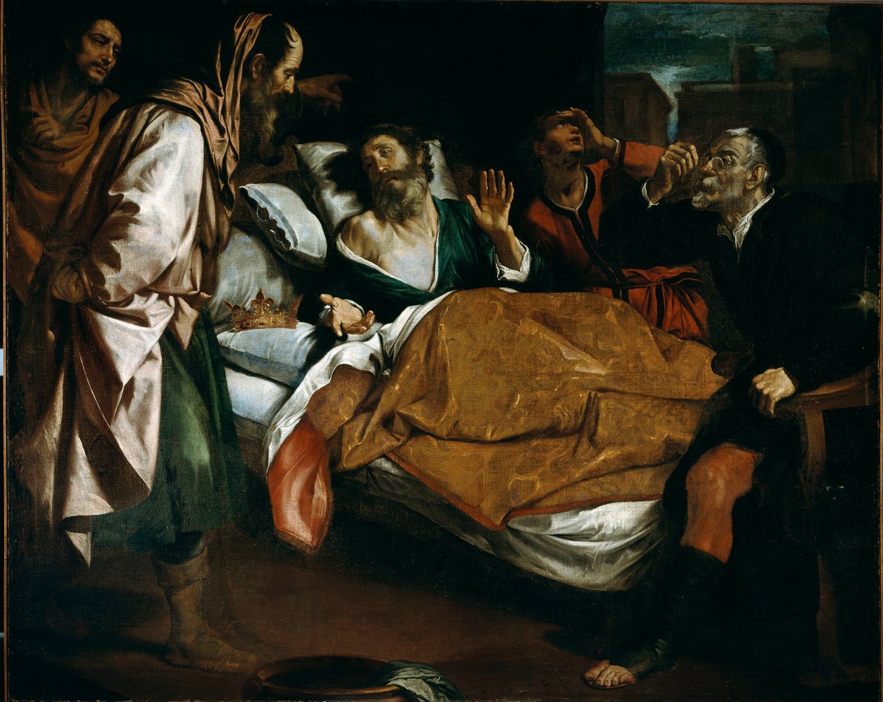 De dood van de profeet Ezechiël door Domenico Il Sarzana Fiasella