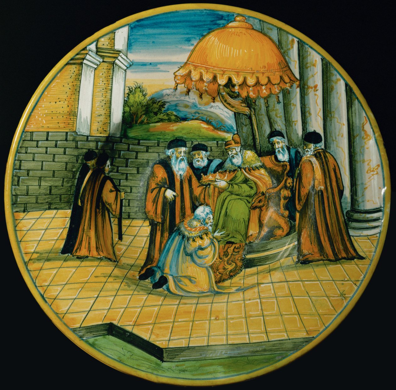 Doge Enrico Dandolo kroont Baldwin I door Domenico Master