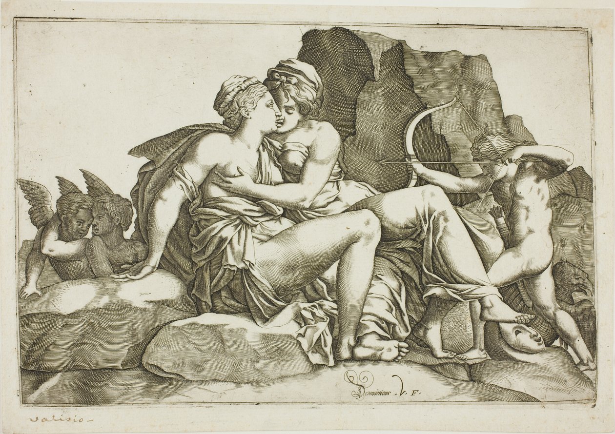Jupiter en Callisto door Domenico Vito