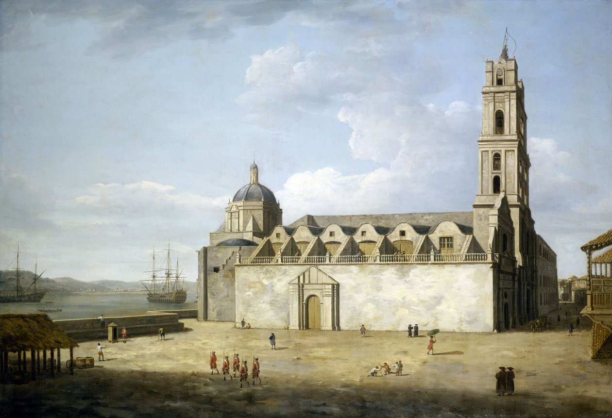 Kathedraal van Havana, augustus en september 1762 door Dominic Serres