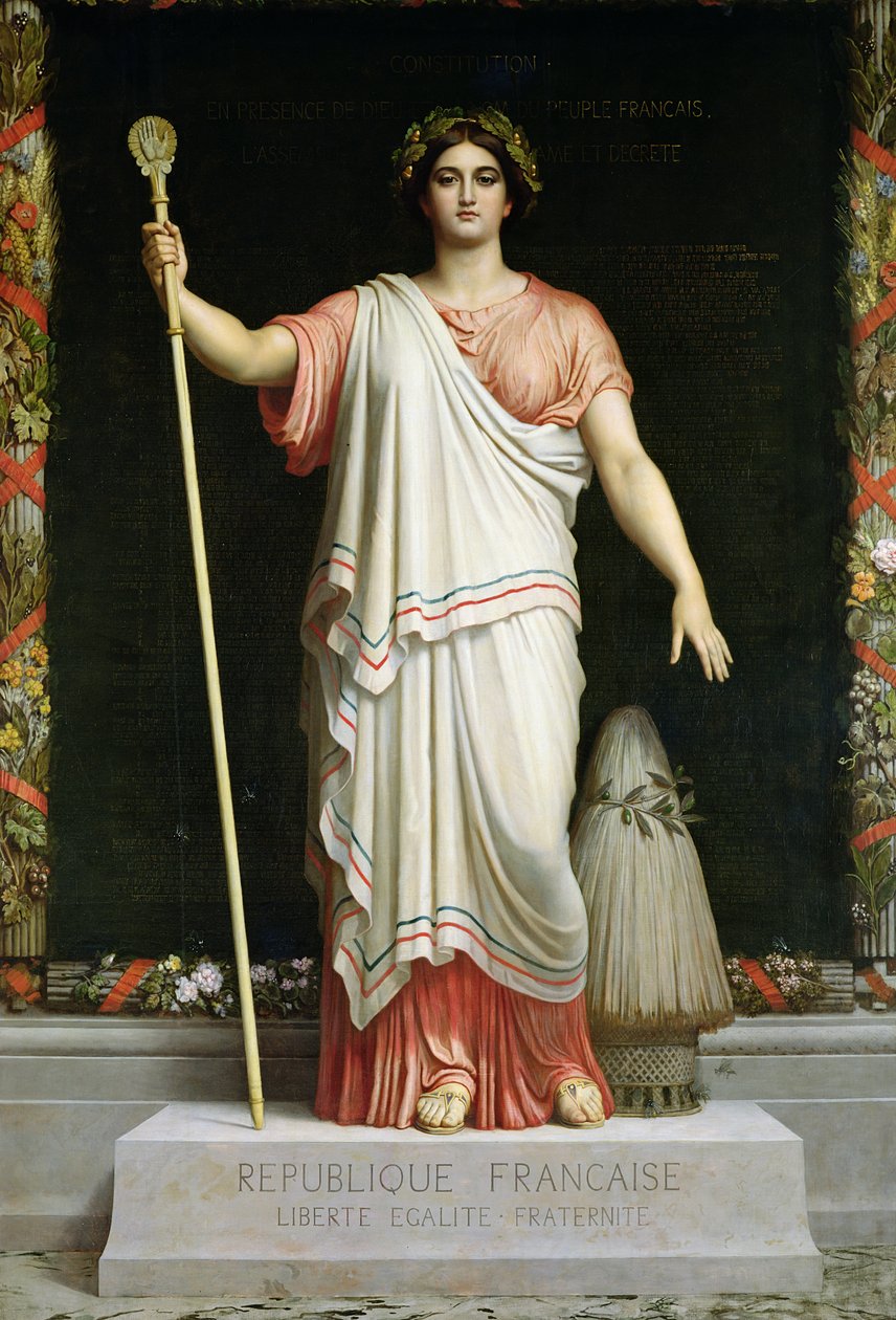 Allegorie van de Republiek, 1848 door Dominique Louis Papety