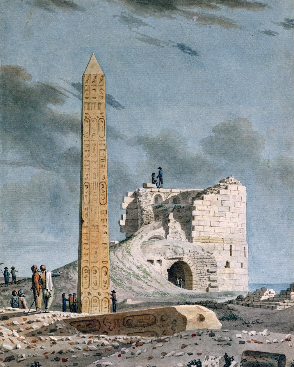 Obelisk van Cleopatra door Dominique Vivant Denon