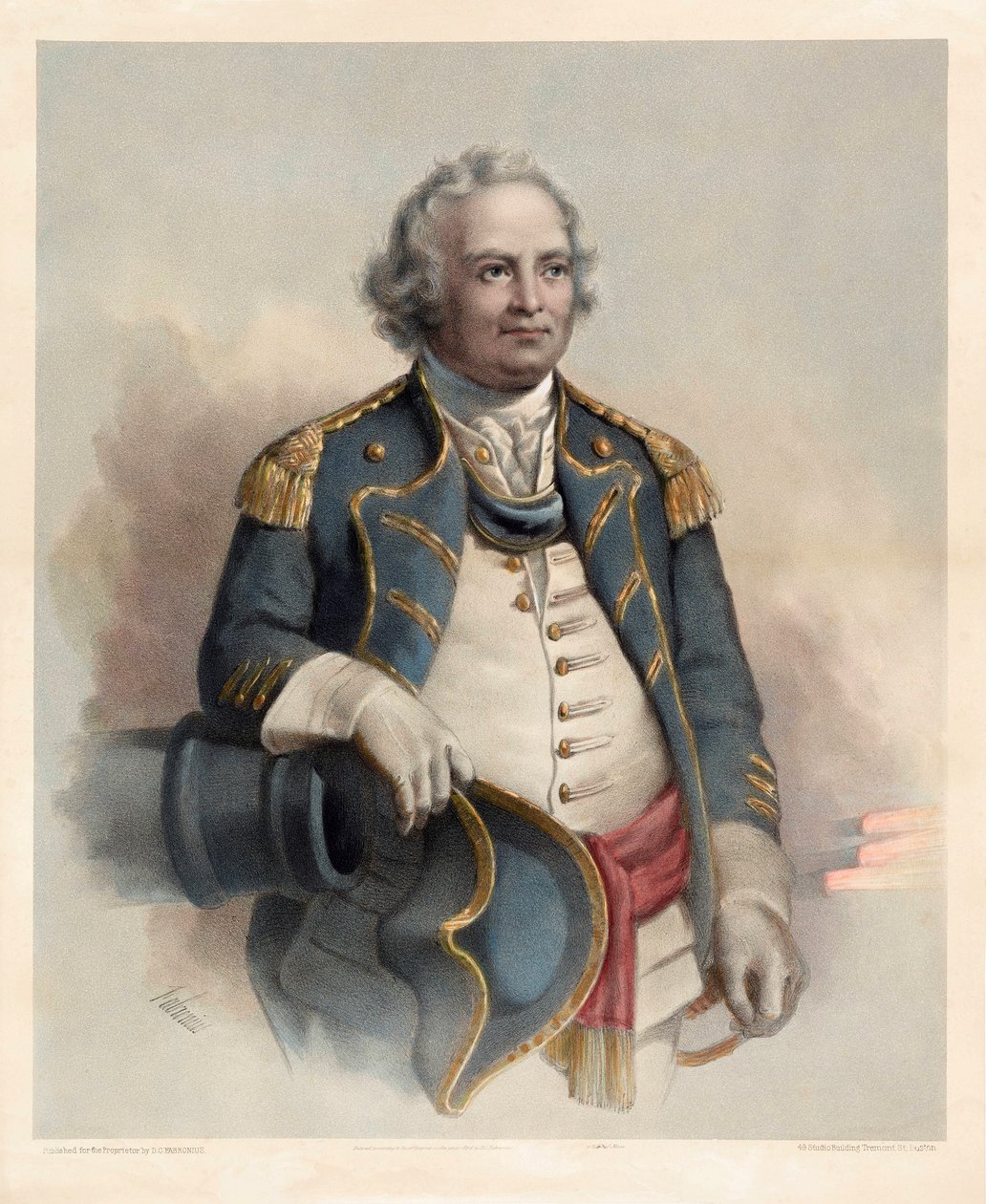 Generaal-majoor Israel Putnam door Dominique C. Fabronius