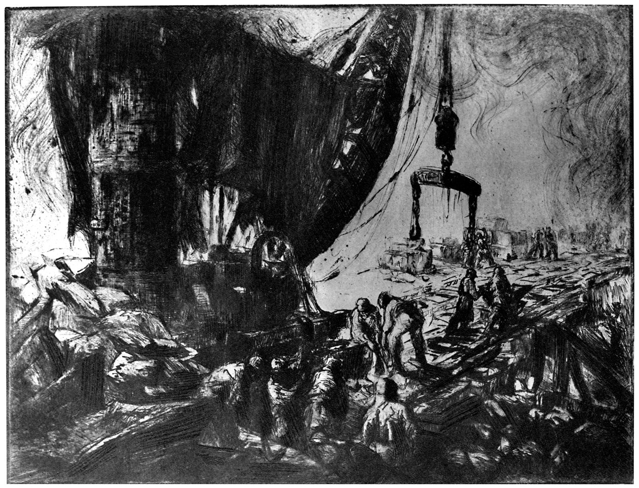La Chantier, De Fabriek, 1924 door Dominique Jouvet Magron