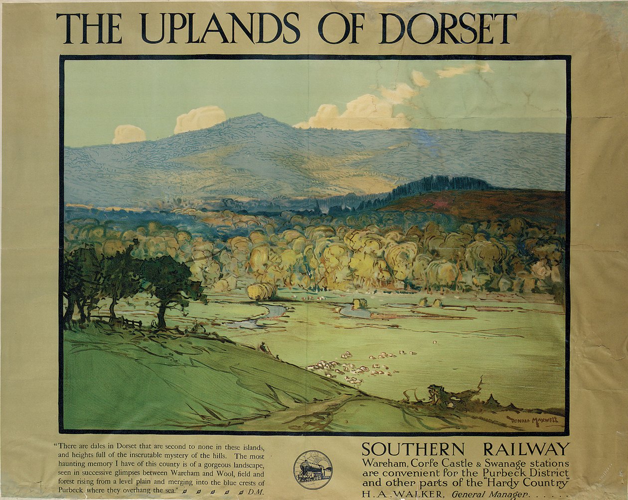 De Hooglanden van Dorset door Donald (after) Maxwell