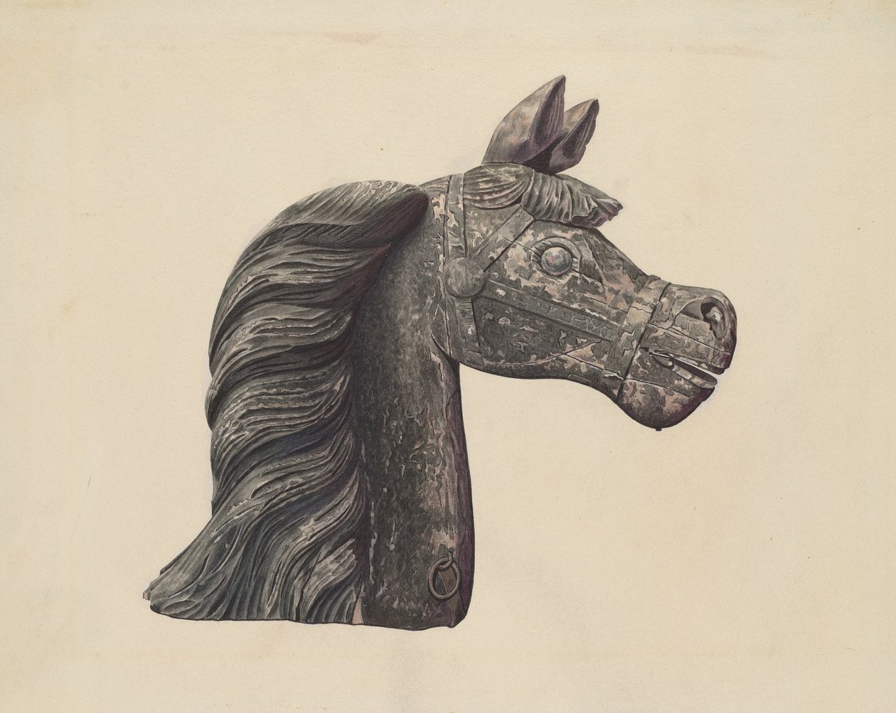 Paardenhoofd door Donald Donovan