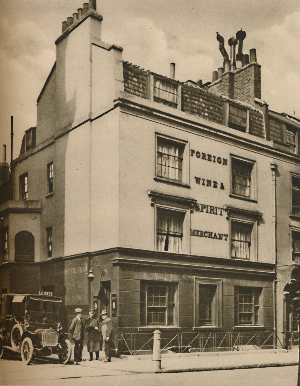 De Rennende Voetman, Een afbeelding van het oude Mayfair door Donald McLeish
