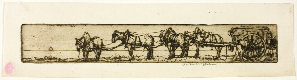 Trekpaarden door Donald Shaw MacLaughlan