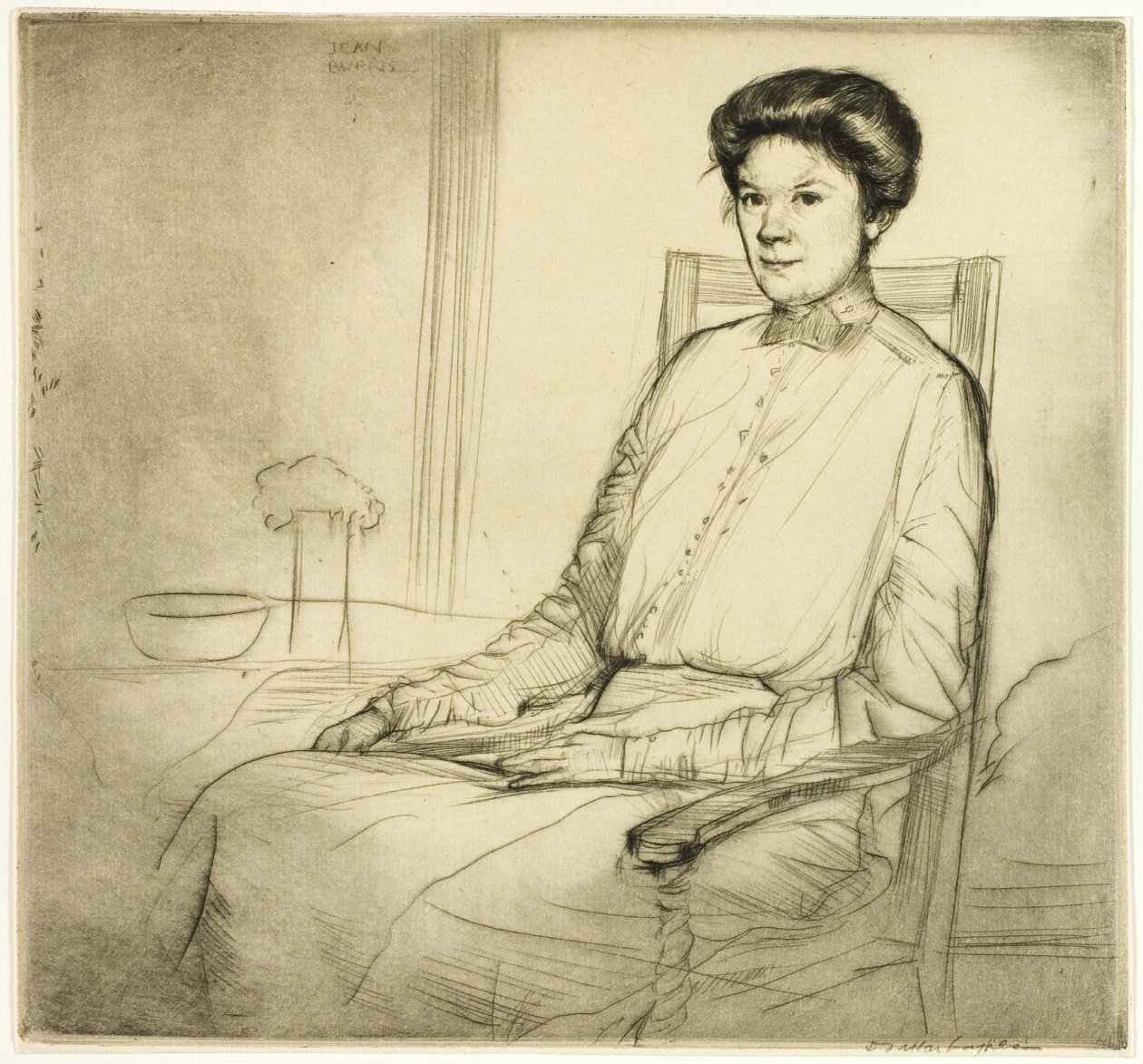 Droge naald nummer drie: Portret door Donald Shaw MacLaughlan