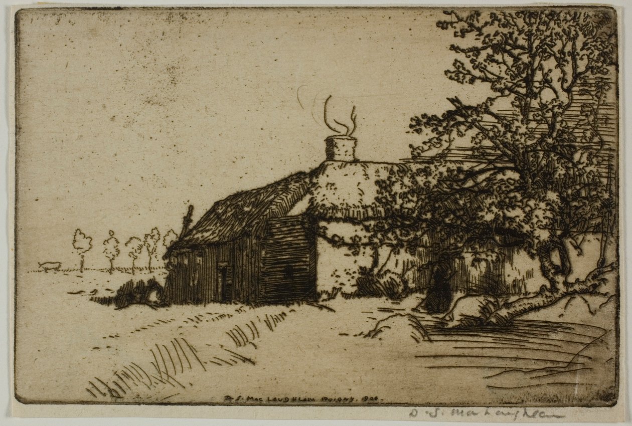De Twee Hutten door Donald Shaw MacLaughlan