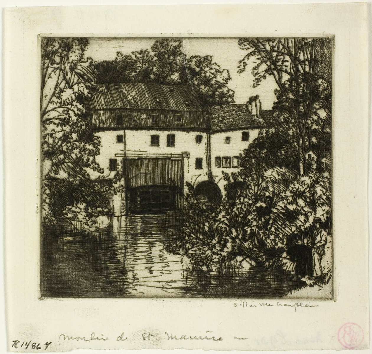 Molen St. Maurice door Donald Shaw MacLaughlan