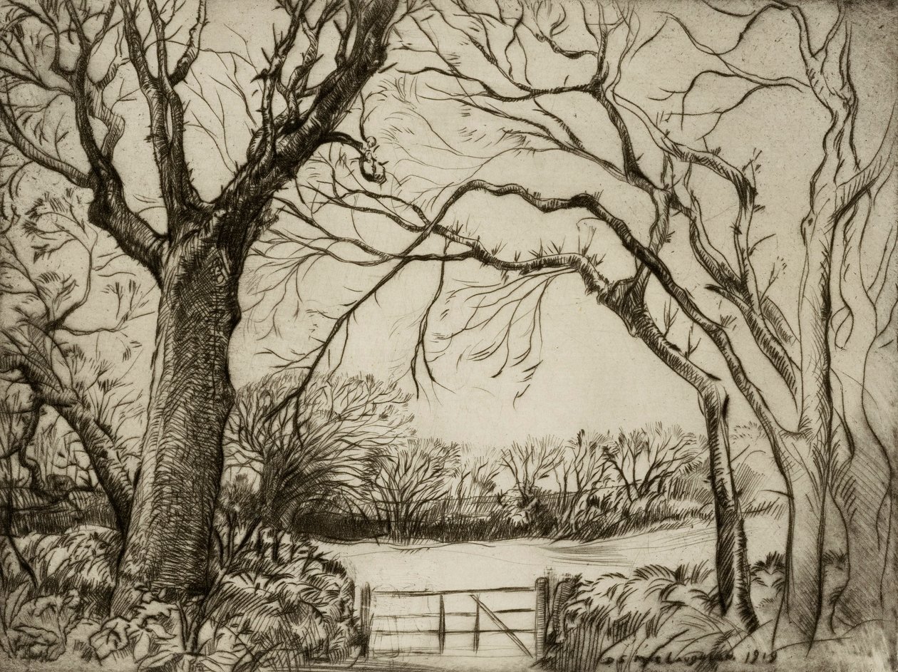 Tragenna Hout door Donald Shaw MacLaughlan