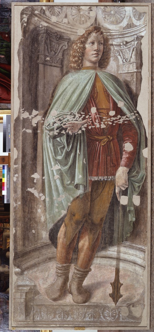 Man met een Knots (detail) door Donato Bramante