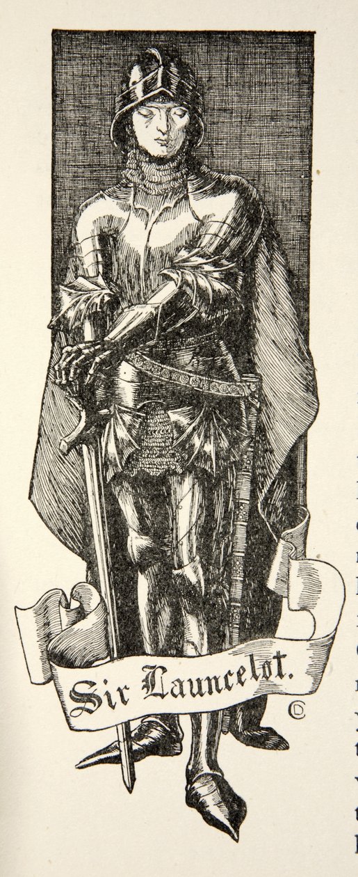Sir Launcelot, illustratie uit 