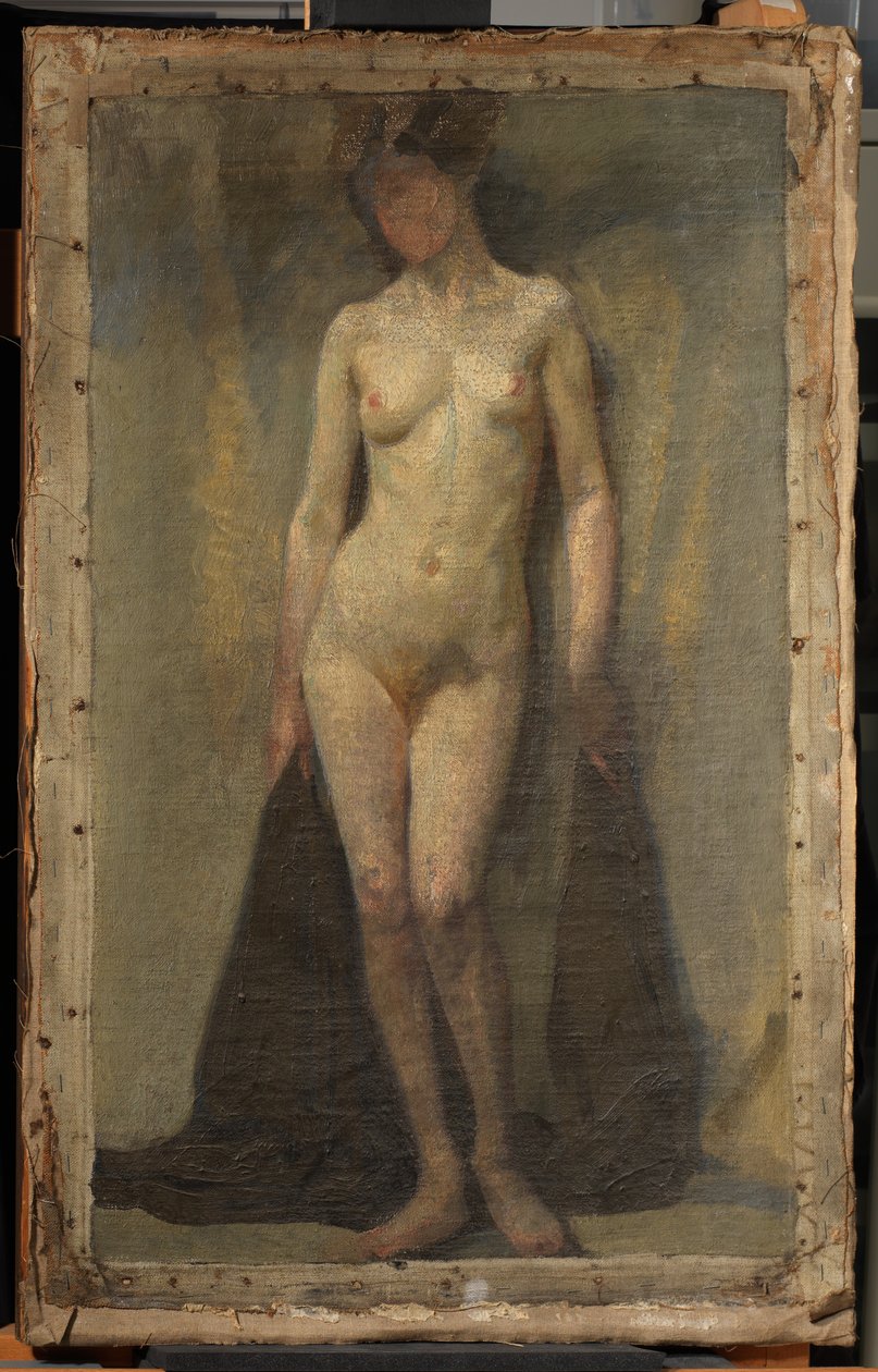 Staande Vrouwelijke Naakt, c. 1910 door Dora Carrington