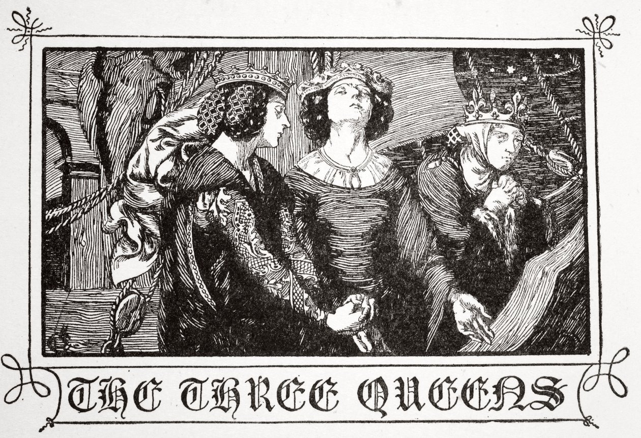 De Drie Koninginnen, 1905 door Dora Curtis