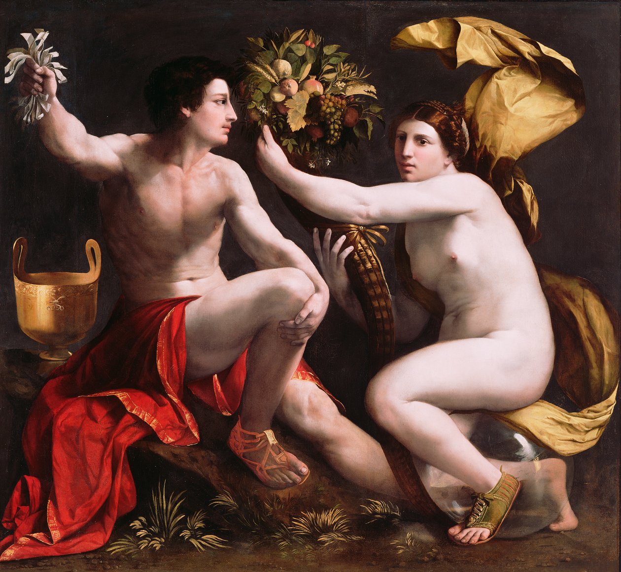 Allegorie van Fortuna door Dosso Dossi