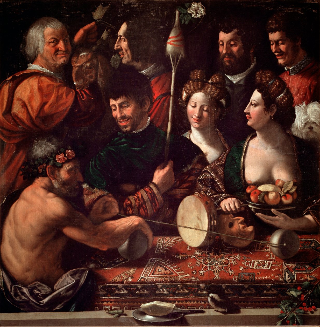 Bambocciata (burleske schilderij). Hekserij of allegorie van Hercules door Dosso Dossi