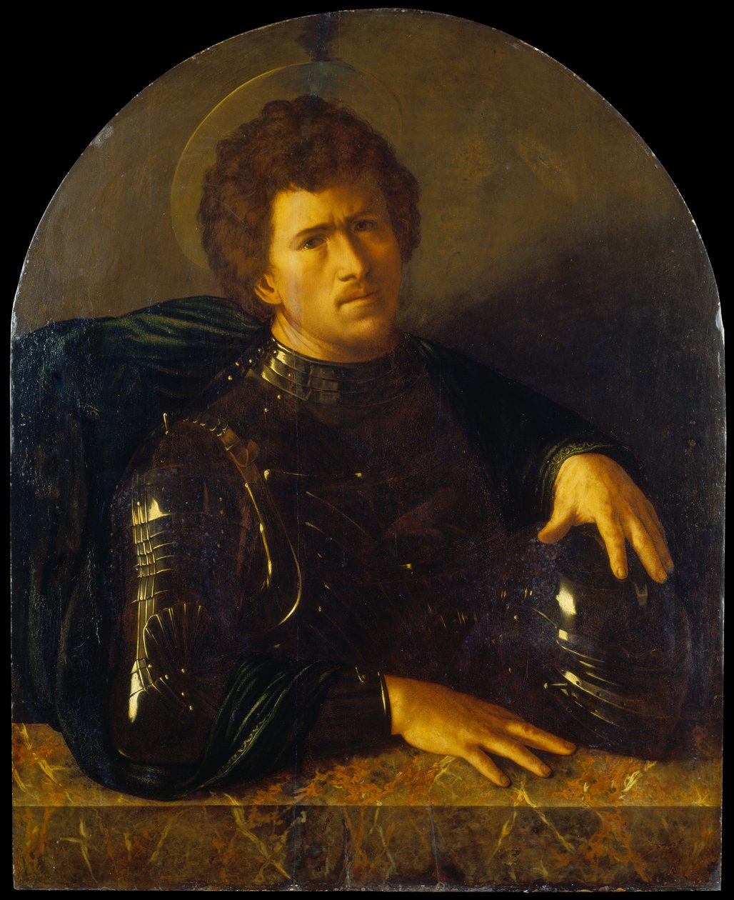 Sint-Joris? door Dosso Dossi