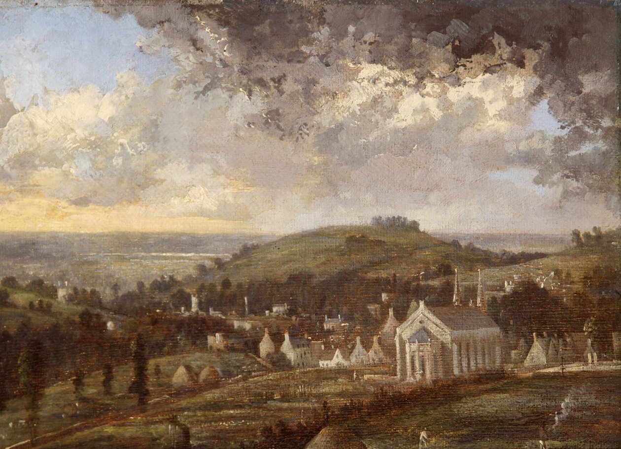 Stroud en de Severn, Gloucestershire door Désiré Delaplace Gérardin