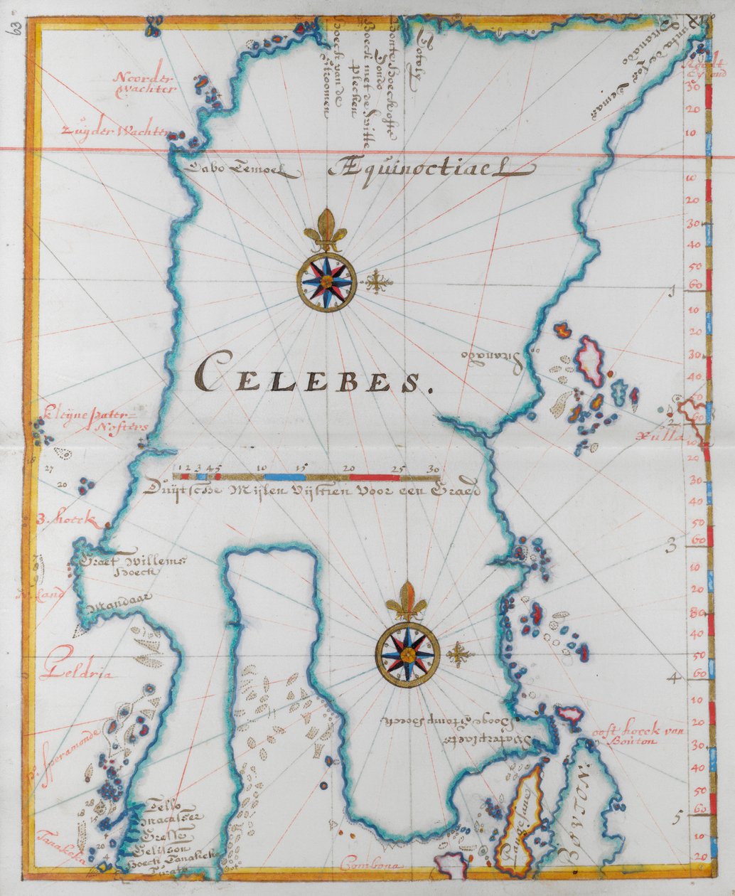Eiland Celebes door Dutch School