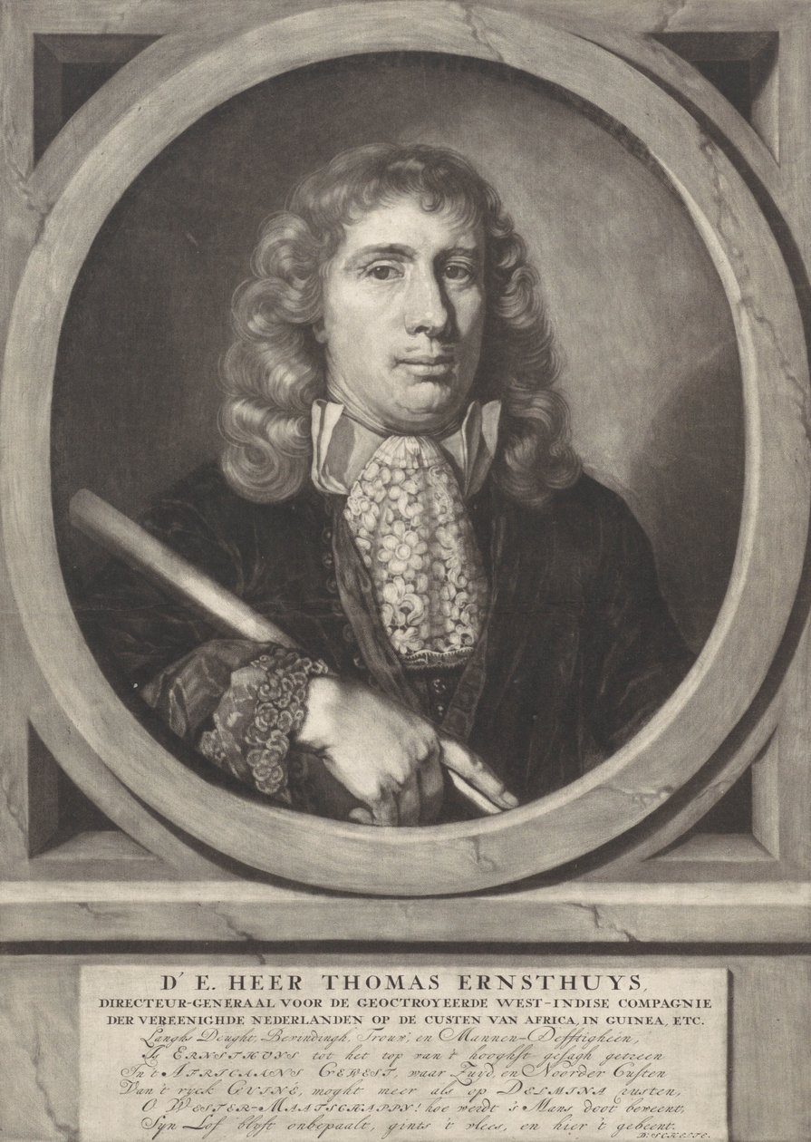 Portret van Thomas Ernsthuys door Dutch School