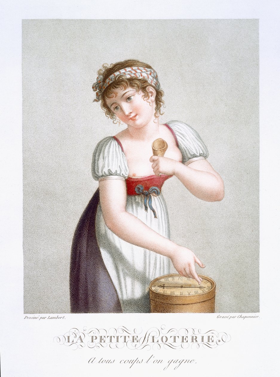 De Kleine Loterij, c.1816 door E. F. Lambert