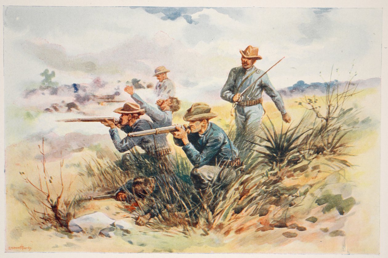 De Mariniers bij Guantanamo, illustratie uit 