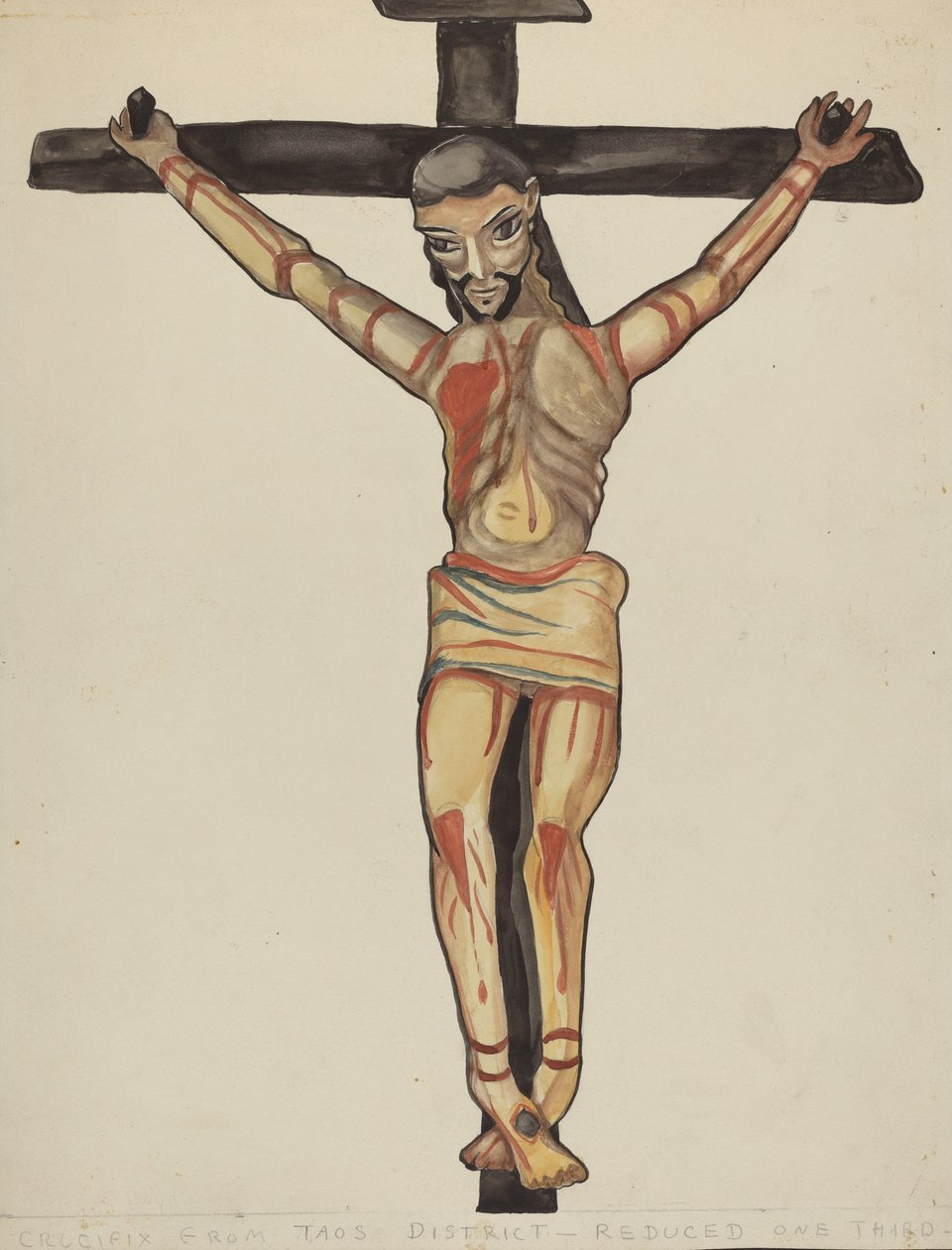 Kruisbeeld, uit de Omgeving van Taos door E. Boyd
