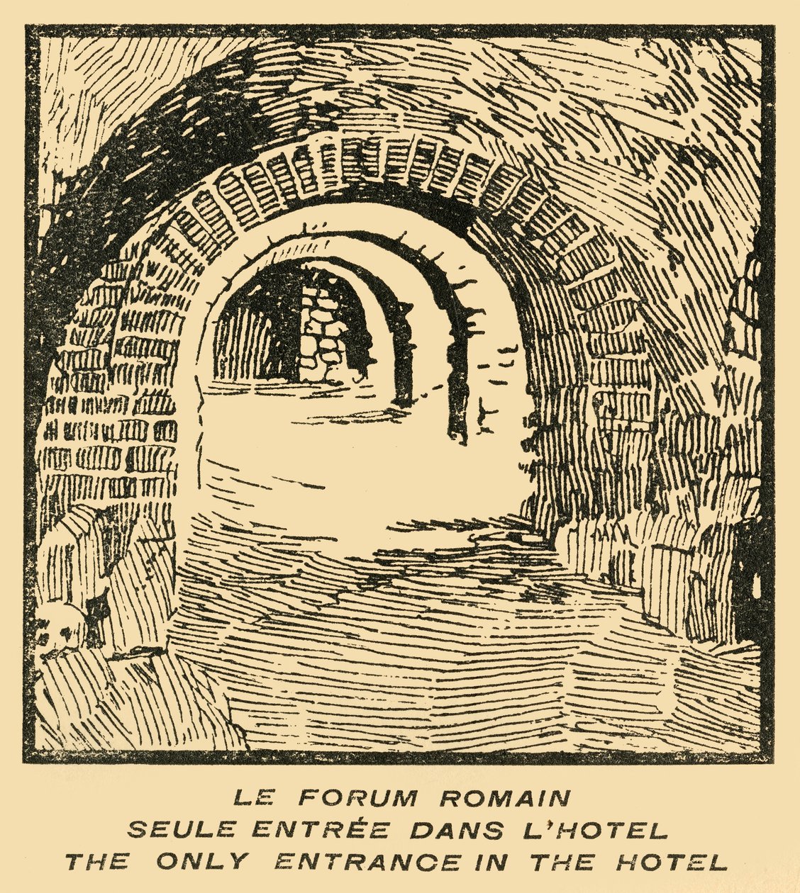 Le Forum Romain Seule Entree door E Laget