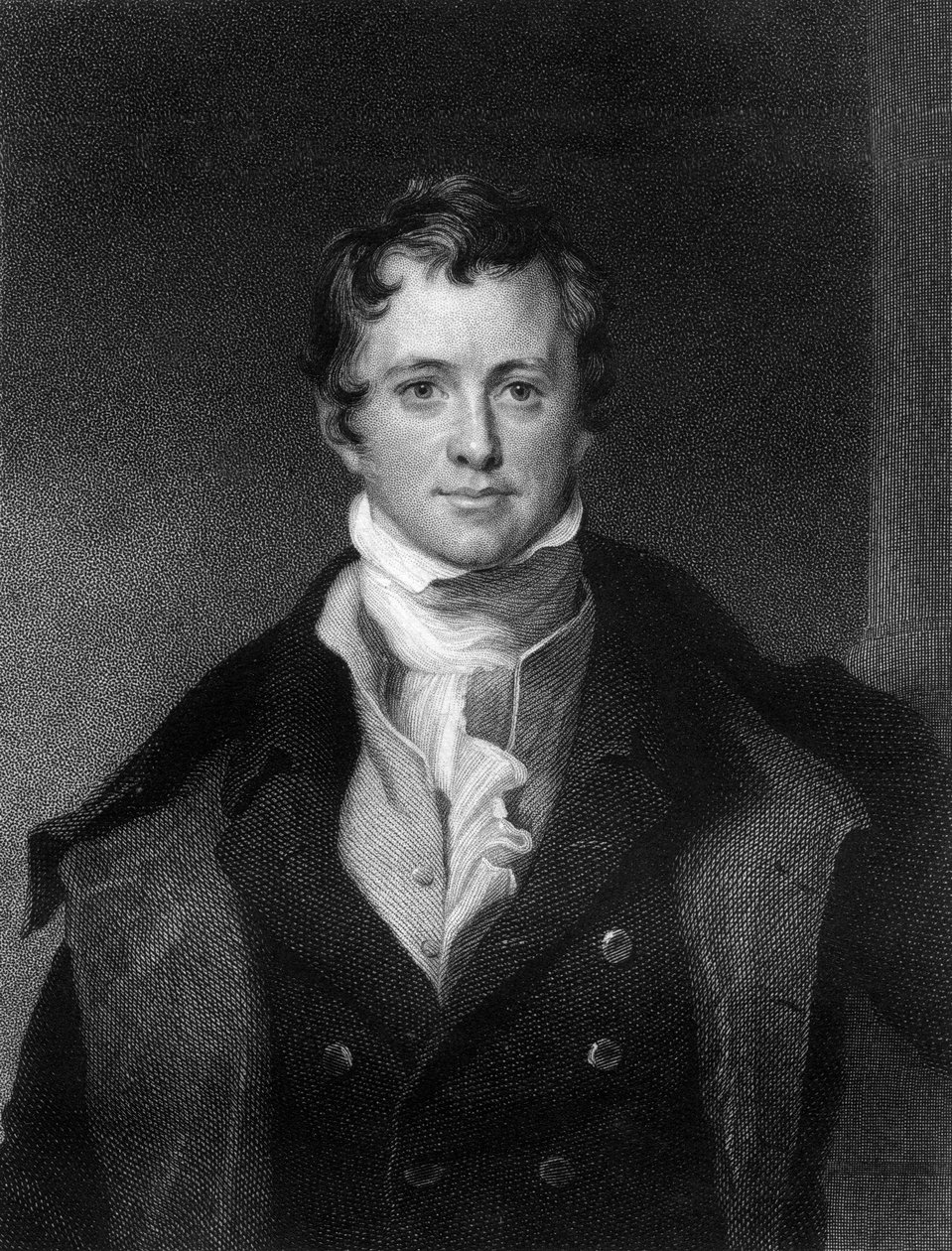 Sir Humphrey Davy, Cornish chemicus en natuurkundige, 1845 door E. Scriven