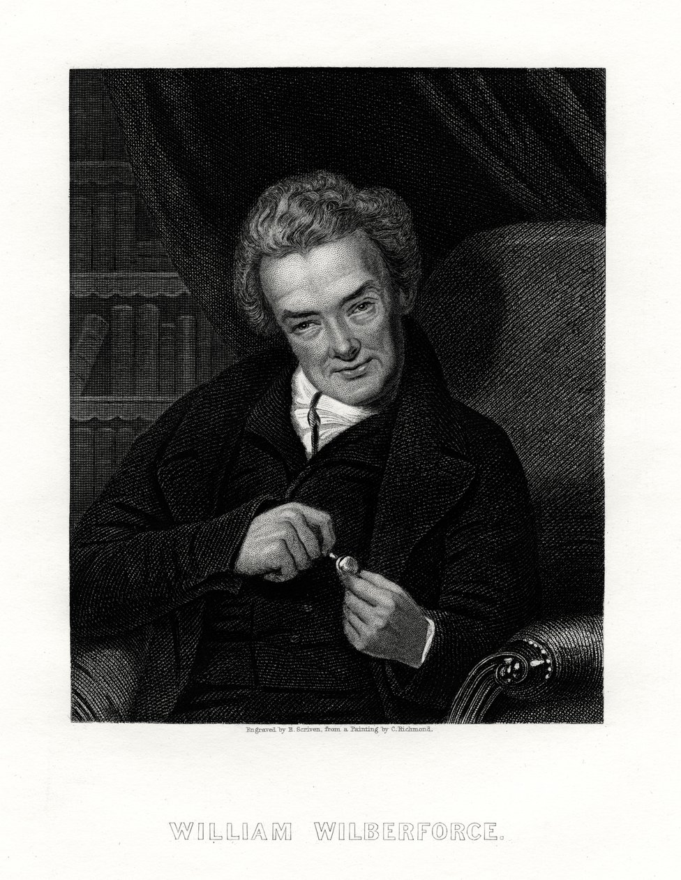 William Wilberforce, Engelse anti-slavernij campagnevoerder door E. Scriven