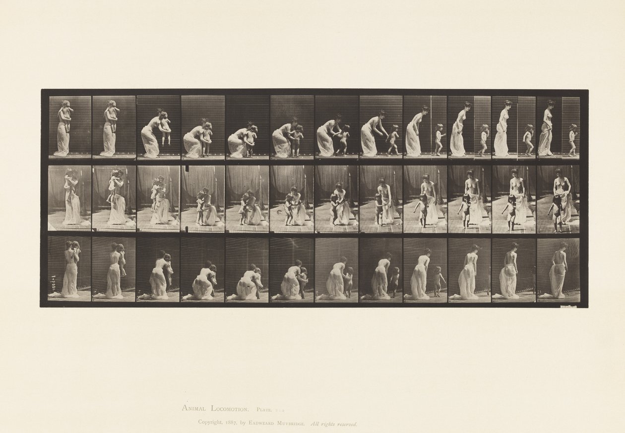Kind plaatsen door Eadweard Muybridge