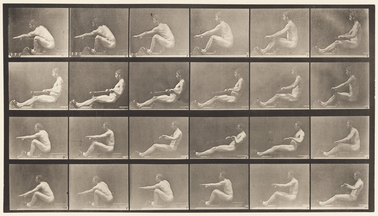Plaat 492. A door Eadweard Muybridge
