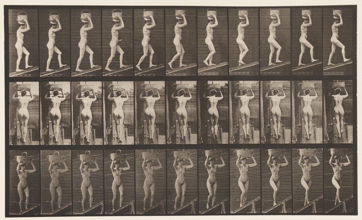 Plaat 80. Helling Beklimmen door Eadweard Muybridge