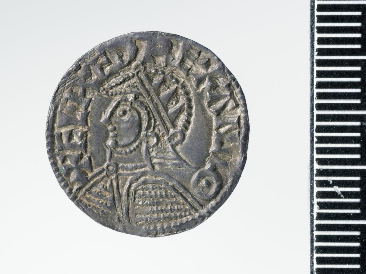 Penny van Æthelred II, London mint, 978 (zilver) (voorzijde van 3706819) door Ealdgar Ealdgar