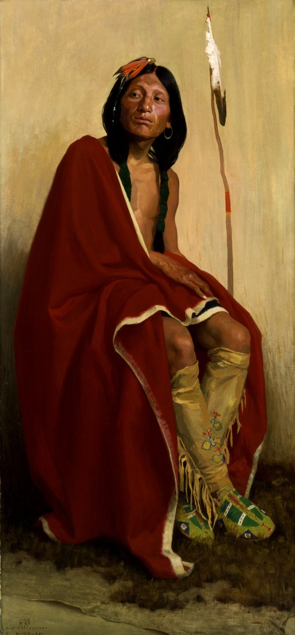 Elk-Foot van de Taos Stam door Eanger Irving Couse