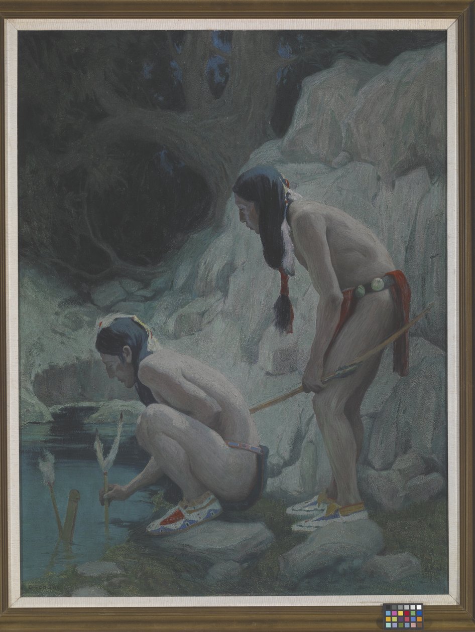 Heilige wateren door Eanger Irving Couse