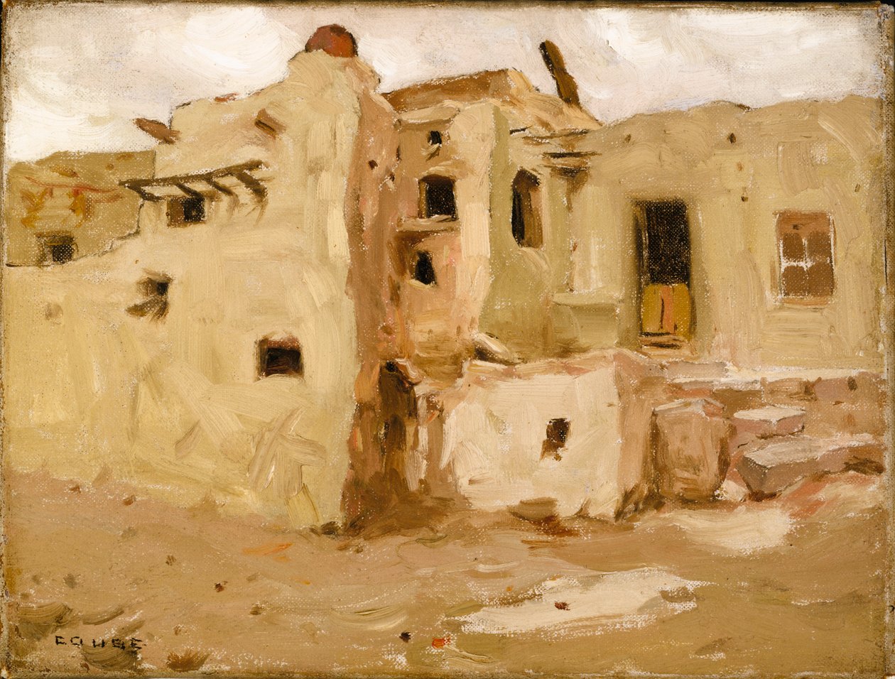 Walpi Pueblo door Eanger Irving Couse