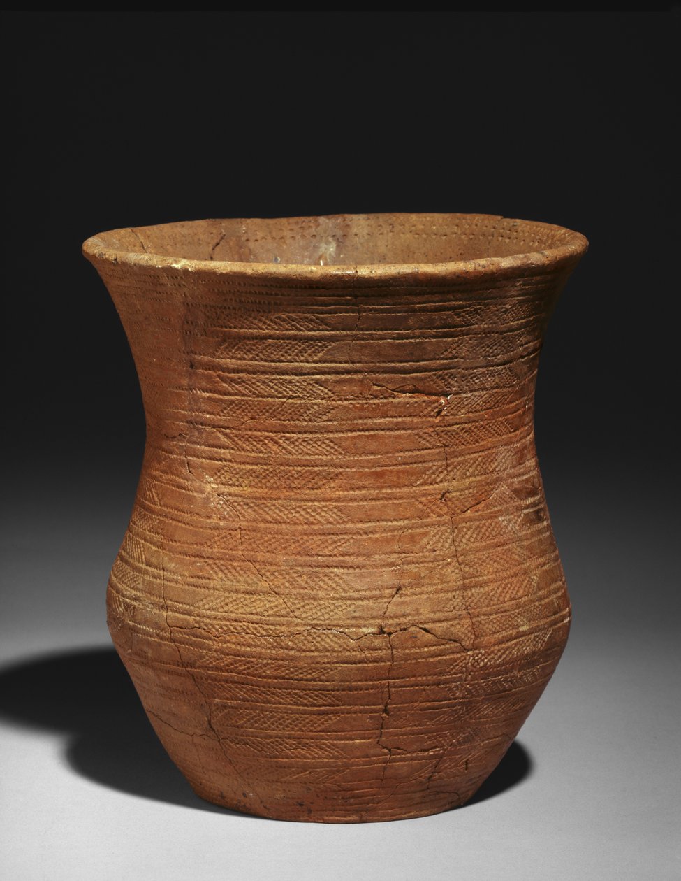 Klokbeker uit een graf in Radley, Barrow Hills, ca. 2500-2150 v.Chr. (klei) door Early Bronze Age