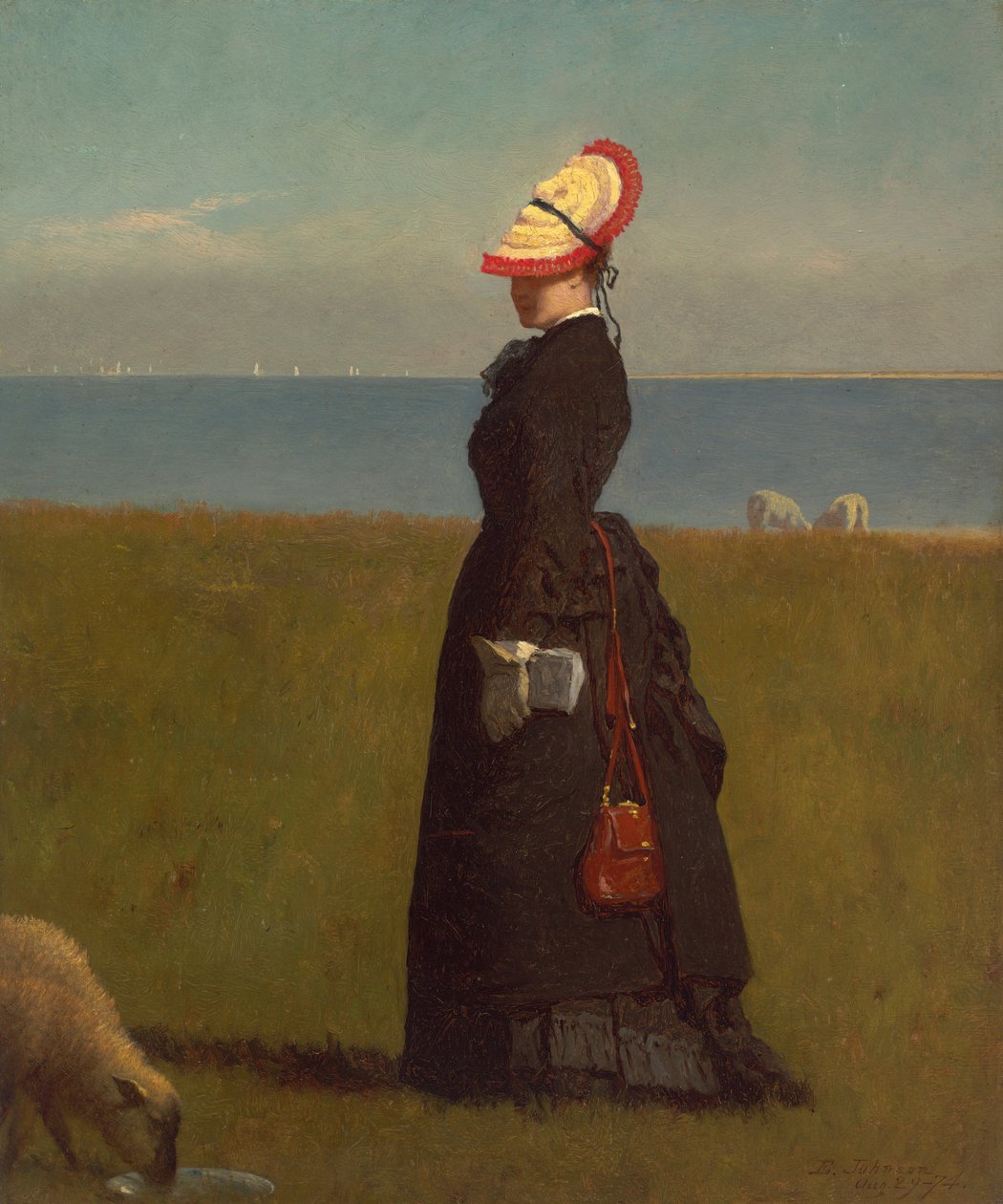 Lambs, Nantucket door Eastman Johnson