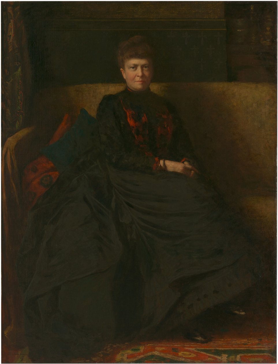 Mevrouw Eastman Johnson door Eastman Johnson