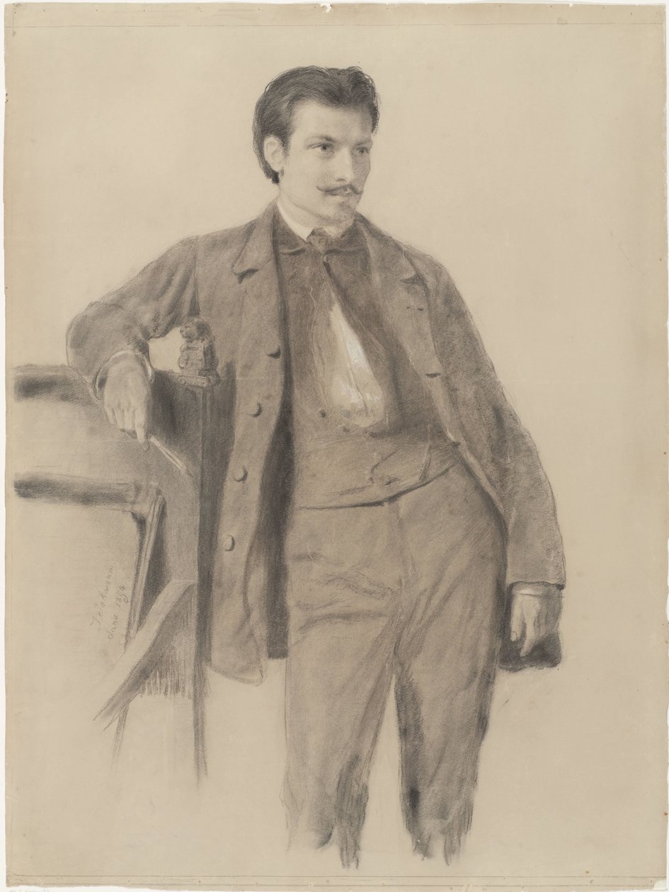 Portret van Johan Daniël Koelman door Eastman Johnson