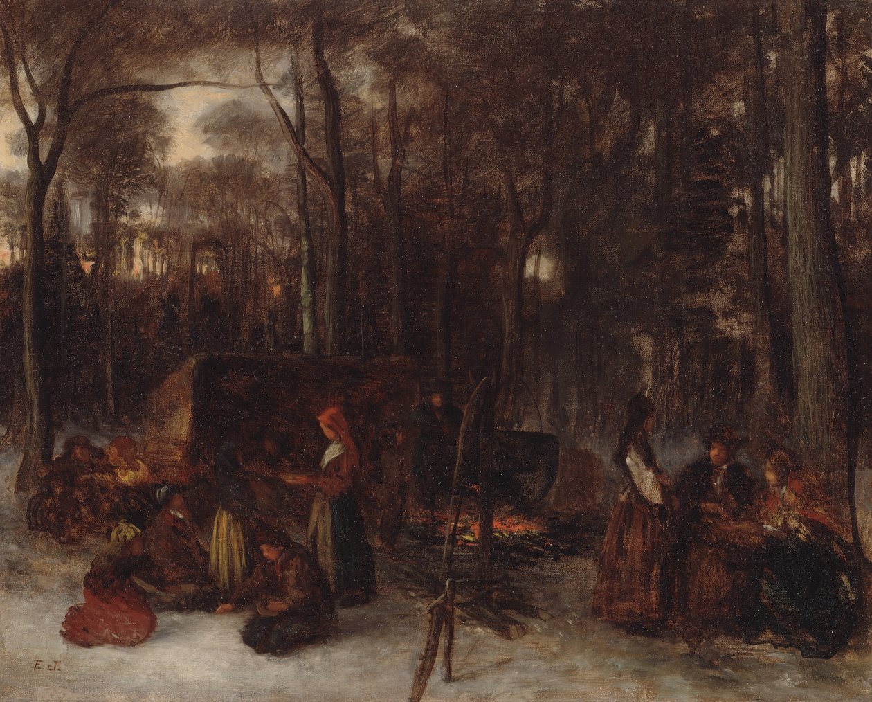 De suiker proeven door Eastman Johnson
