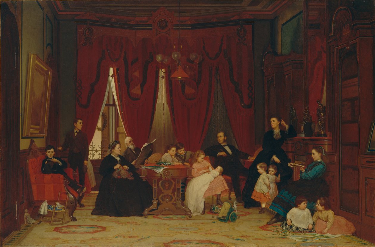 De Familie Hatch door Eastman Johnson