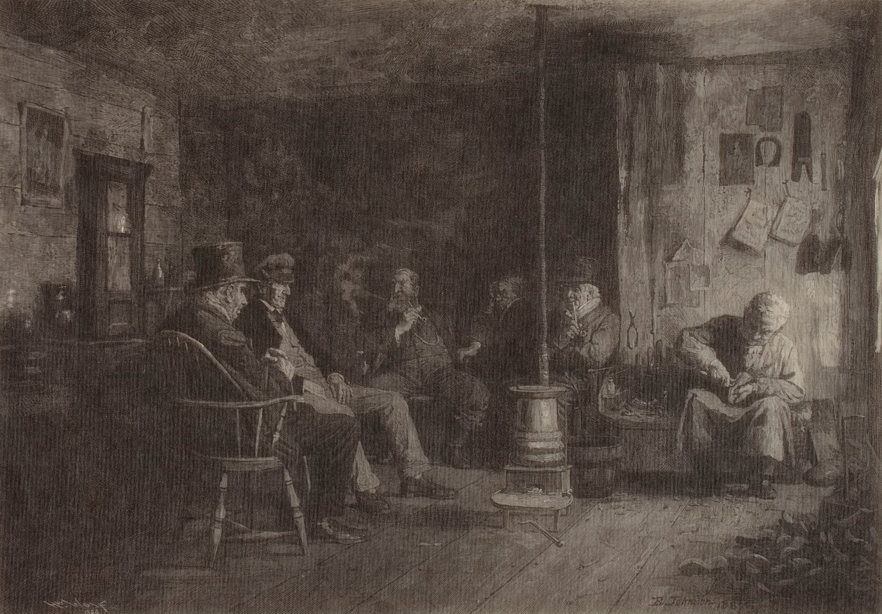 De Nantucket School voor Filosofie door Eastman Johnson