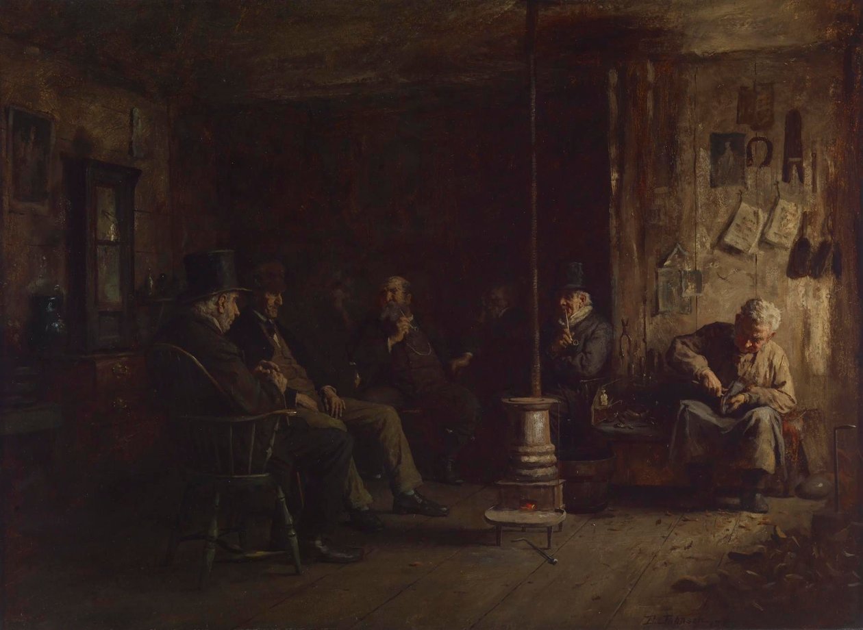 De Nantucket School voor Filosofie door Eastman Johnson