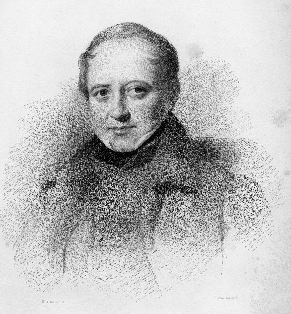 John Herman Merivale, gegraveerd door James Posselwhite door Eden Upton Eddis