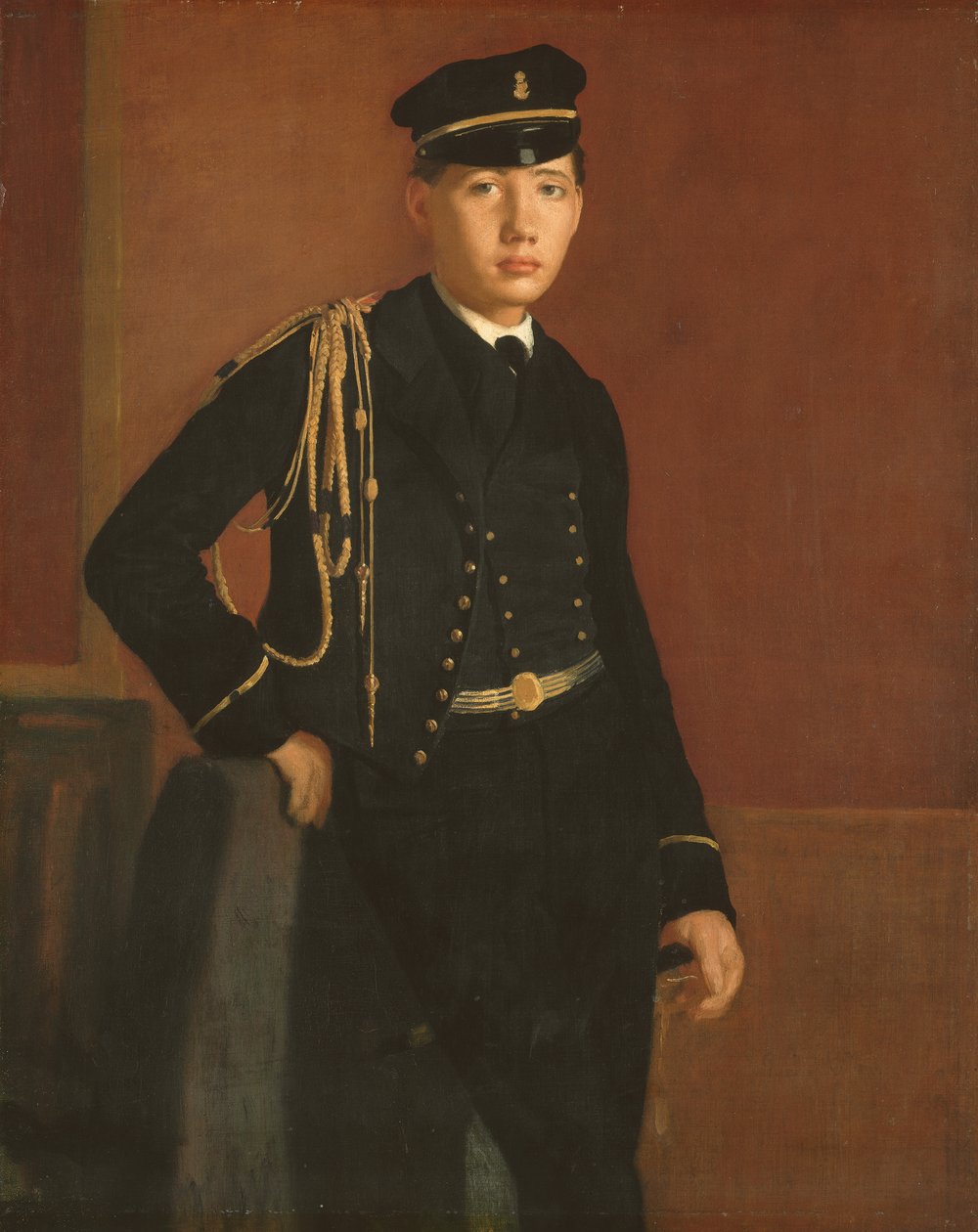Achille De Gas in het uniform van een adelborst, 1856-7 door Edgar Degas