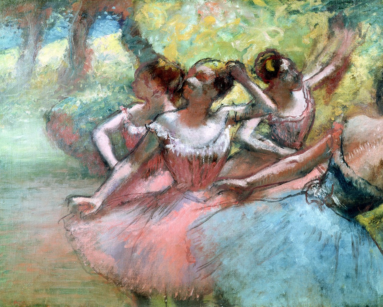 Vier ballerina